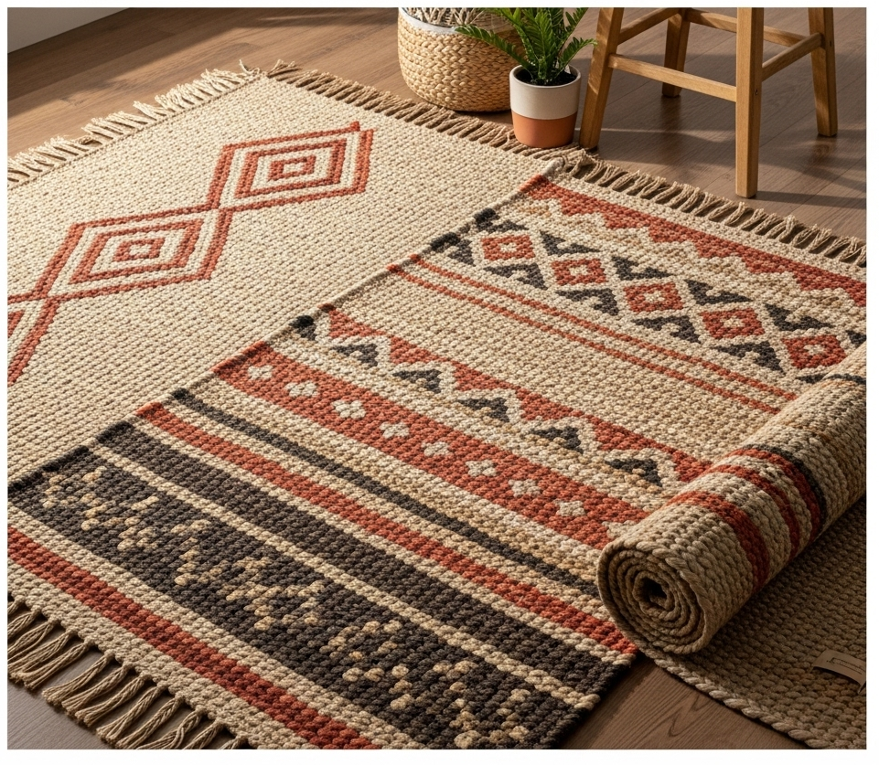 Handwoven Jute Area Rug
