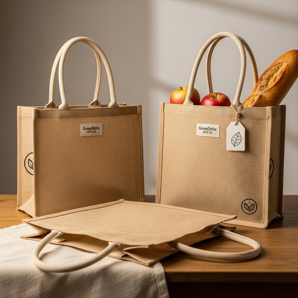 Classic Jute Tote Bag